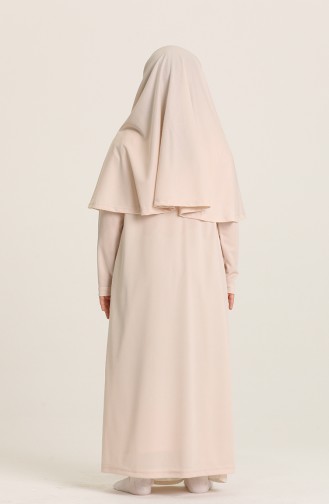Cream Praying Dress 1600-04