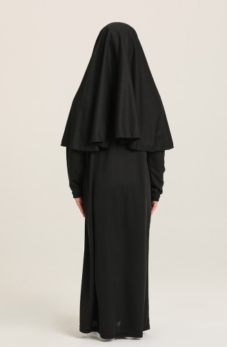 Robe de Prière Pour Enfant 1600-05 Noir 1600-05