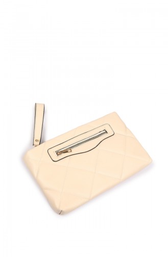 Beige Portfolio Hand Bag 01Z-07