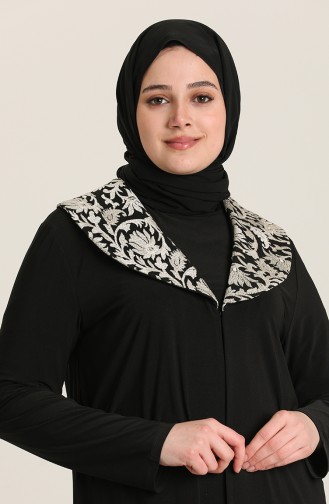 Büyük Beden Simli Bluz Ceket İkili Takım 80027-01 Siyah