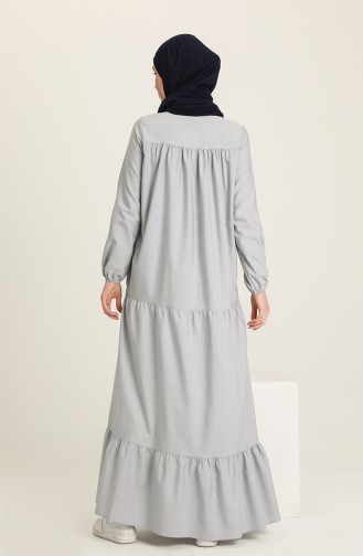 Robe de Tissu Naturel 7298-01 Gris 7298-01