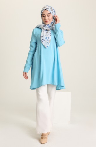 Turquoise Tuniek 7043-02