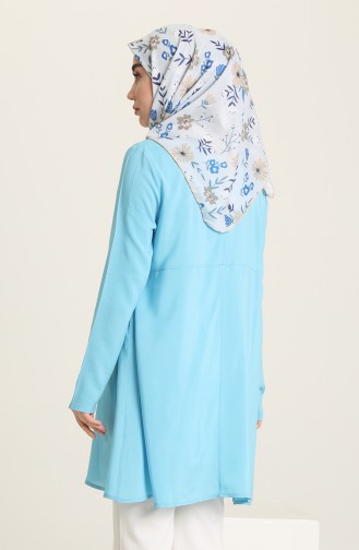 Turquoise Tuniek 7043-02