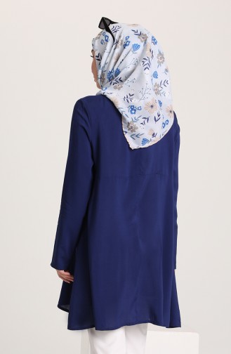 Dark Navy Blue Tuniek 7043-06