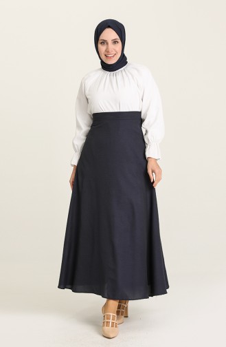 Navy Blue Skirt 2523-01