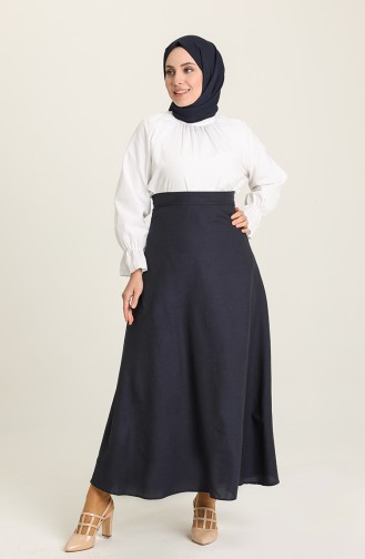 Navy Blue Skirt 2523-01