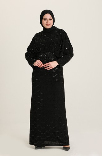 Habillé Hijab Noir 0003-01