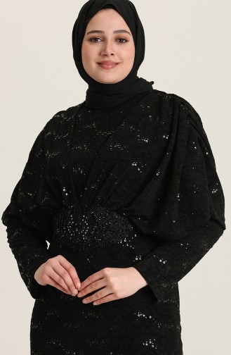 Habillé Hijab Noir 0003-01
