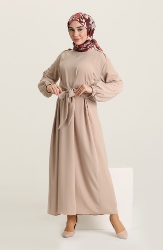 Robe Hijab Beige 1001-01