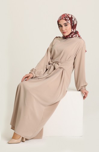 Robe Hijab Beige 1001-01