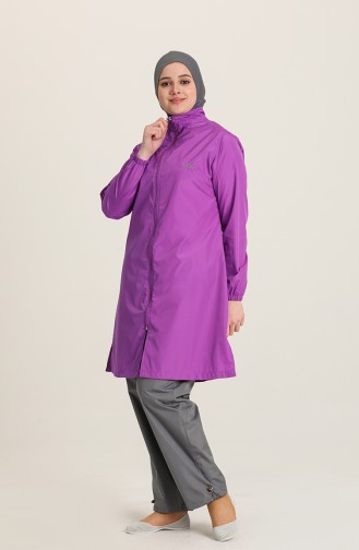 Purple Swimsuit Hijab 0211-05