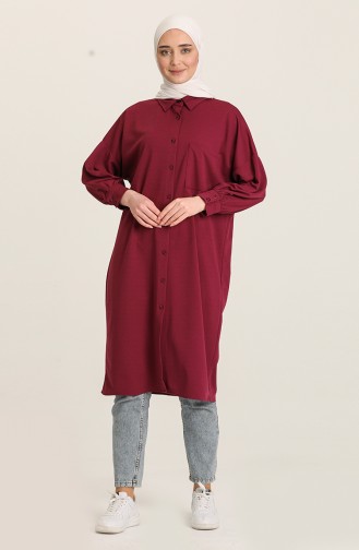 Cepli Salaş Tunik 2218-05 Mürdüm