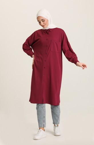 Cepli Salaş Tunik 2218-05 Mürdüm