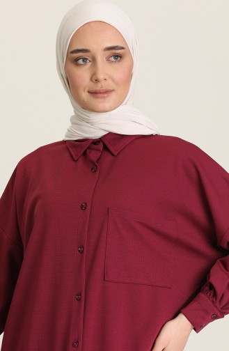 Cepli Salaş Tunik 2218-05 Mürdüm