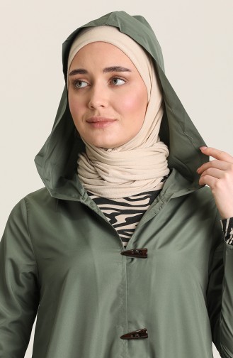 معطف واق من المطر كاكي 3368-03