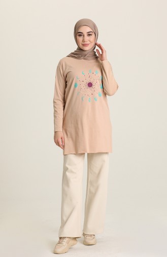 Beige Tuniek 55601-01