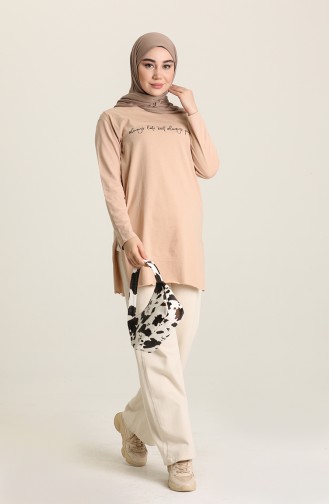 Beige Tunics 55601A-06