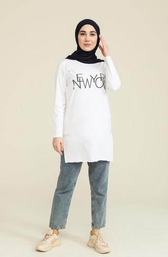 White Tunics 55601C-07