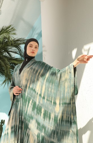 Kimono أخضر زمردي 228418-04