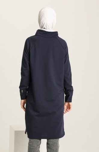 Dunkelblau Tunikas 3026-03