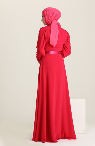 Habillé Hijab Fushia 61738-05