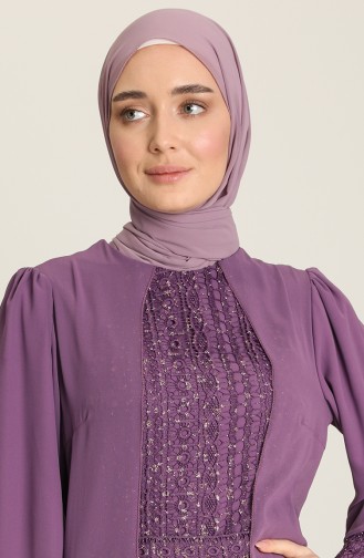 Lilac İslamitische Avondjurk 52814-05