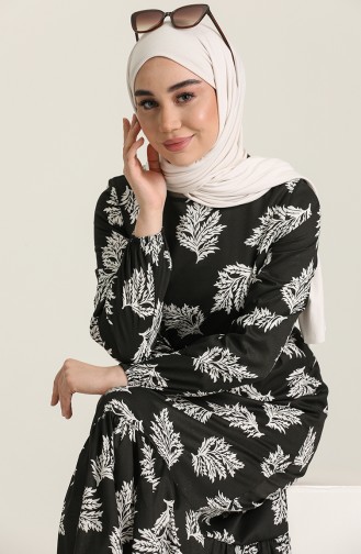 White Hijab Dress 2066-01