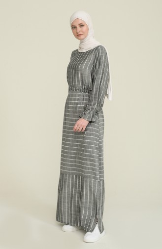 فستان رمادي 4500-05