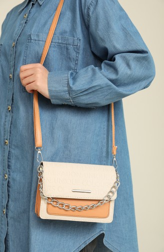 Beige Schultertasche 3507-05