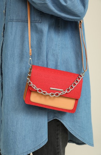 Red Shoulder Bag 3507-40