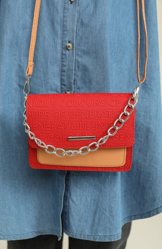 Red Shoulder Bag 3507-40