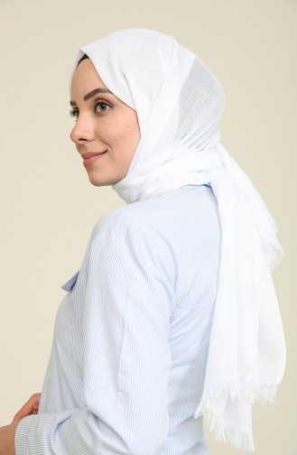 White Sjaal 8348-01