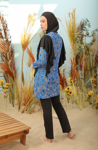 Black Swimsuit Hijab 2229-01