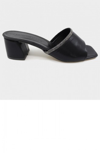  Summer slippers 21YAZTERPOT0022_SYH.Siyah