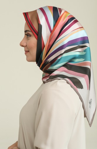 Aker Twill Eşarp 8082-795-971 Vizon Petrol