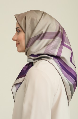 Armine Sport Eşarp 3024-07 Bej Mor