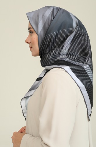 Armine Sport Eşarp 3024-12 Gri Siyah