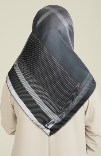 Armine Sport Eşarp 3024-12 Gri Siyah