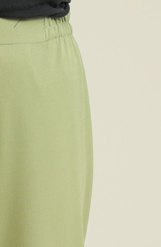Beli Lastikli Pantolon 1983-43 Açık Yeşil