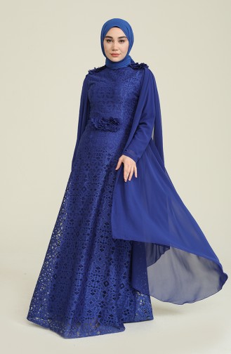 Abendkleid mit Spitzen Beschichtung 8113-03 Saks 8113-03