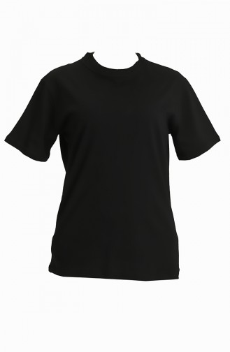 Schwarz T-Shirt 007777-02