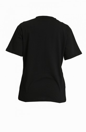 Schwarz T-Shirt 007777-02