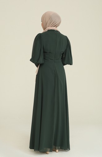 Smaragdgrün Hijab-Abendkleider 52817-06