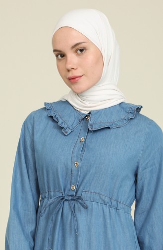 Jeans Blue İslamitische Jurk 8246-01