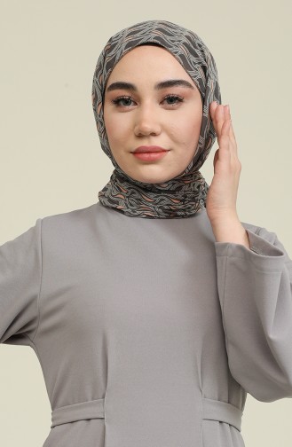 Robe Hijab Gris 8004-01