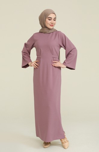 Dunkel-Rose Hijab Kleider 8004-07