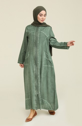 Light Green Abaya 7070-04