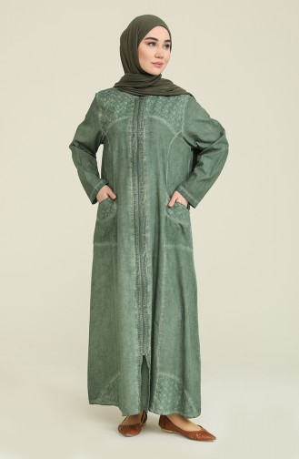 Abayas Vert Clair 7070-04