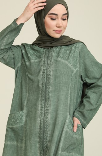 Light Green Abaya 7070-04