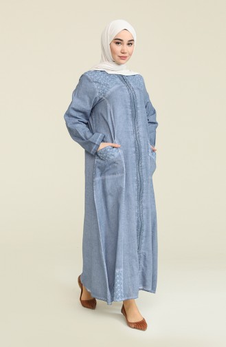 Abayas Bleu Glacé 7070-05